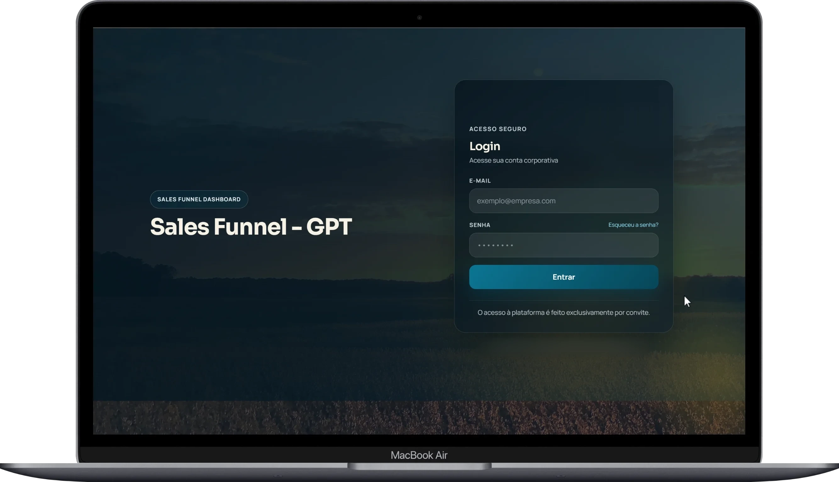 Prévia do projeto Sales Funnel GPT